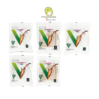 Hario v60 01, 02, 03 paper filter 100แผ่น กระดาษกรอง กระดาษดริปกาแฟ กาแฟดริป ฟิลเตอร์ดริปกาแฟ