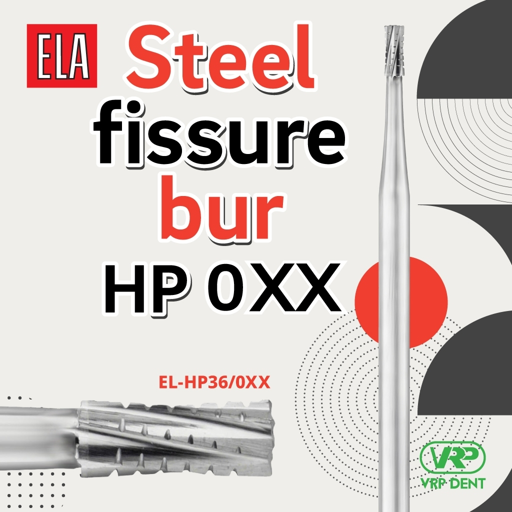 Steel Fissure Bur HP 10pcs EL-HP36/0XX