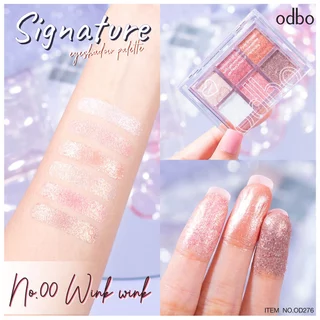 (OD276) Odbo signature eyeashdow palette อายแชโดว์ พาเลท 6 สี