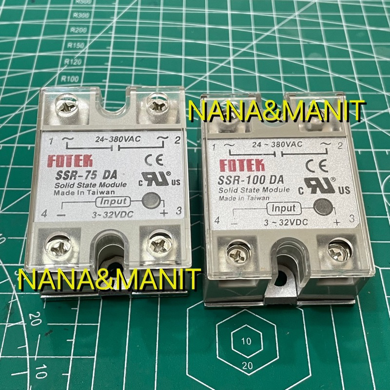 SSR-10DA SSR-25DA SSR-40DA SSR-50DA SSR-75DA SSR-100DA Solid State Relay พร้อมส่งในไทย🇹🇭