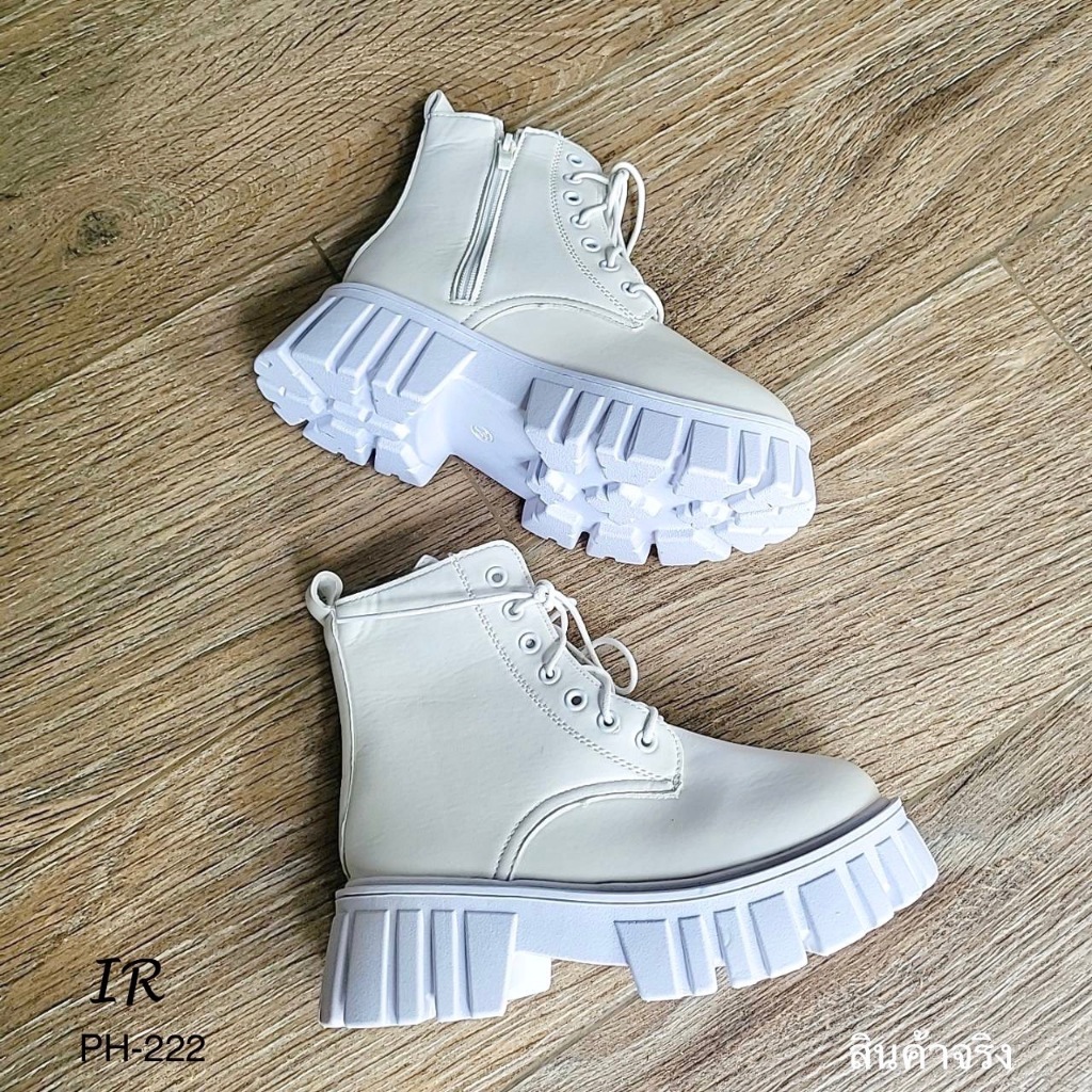 PH-222 รองเท้าบูท หนังหุ้มข้อน่ารักมาก รับรองปังแน่นอน