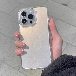 เคสใสกากเพชร สำหรับ ไอโฟน รุ่นi11 14 Pro max 12Promax 7plus 8plus X XR XSMX 15 Pro max 13 Pro max 16 Pro max 17 pro max