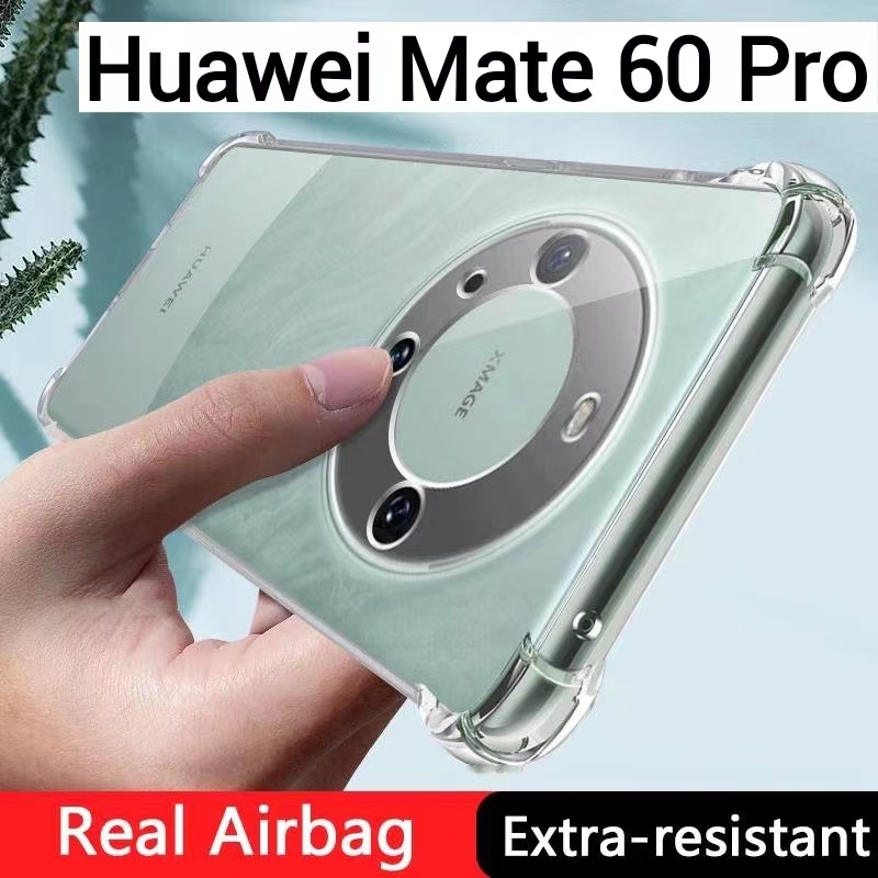 Huawei Mate60Pro /Mate 60Proตรงรุ่น(พร้อมส่งในไทย)เคสTPUใสกันกระแทกแบบคลุมกล้องHuawei Mate 60/Huawei