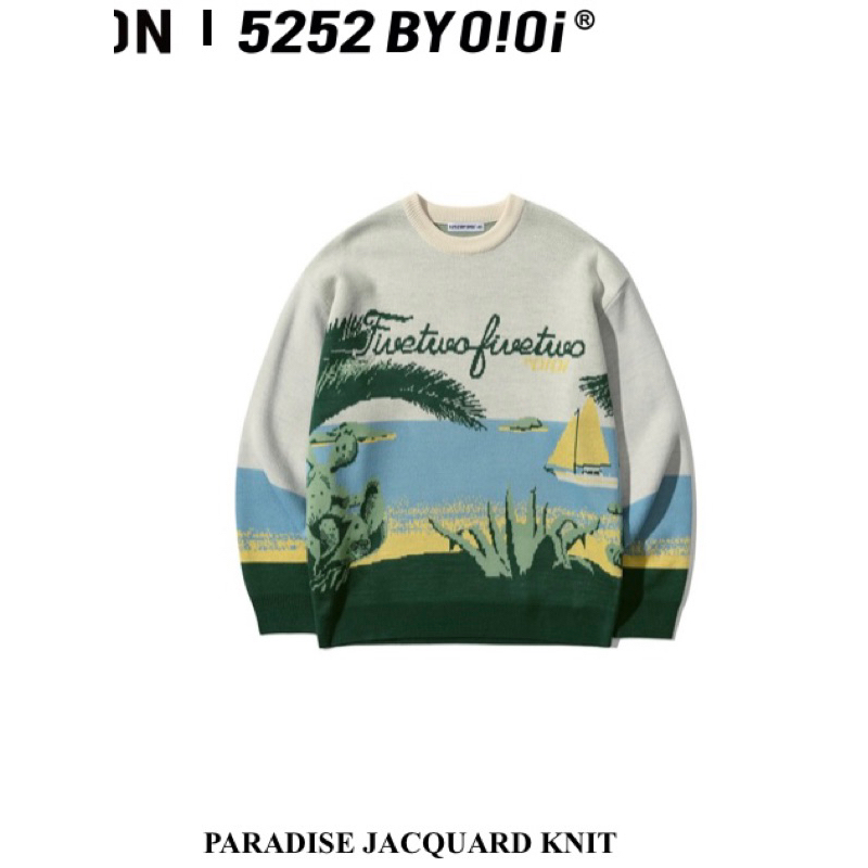 ALAND เสื้อ OIOI รุ่นPARADISE JACQUARD KNIT