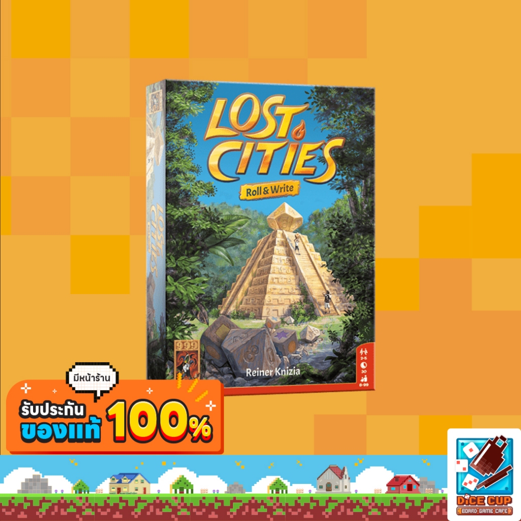 [ของแท้] Lost Cities: Roll and Write Board Game