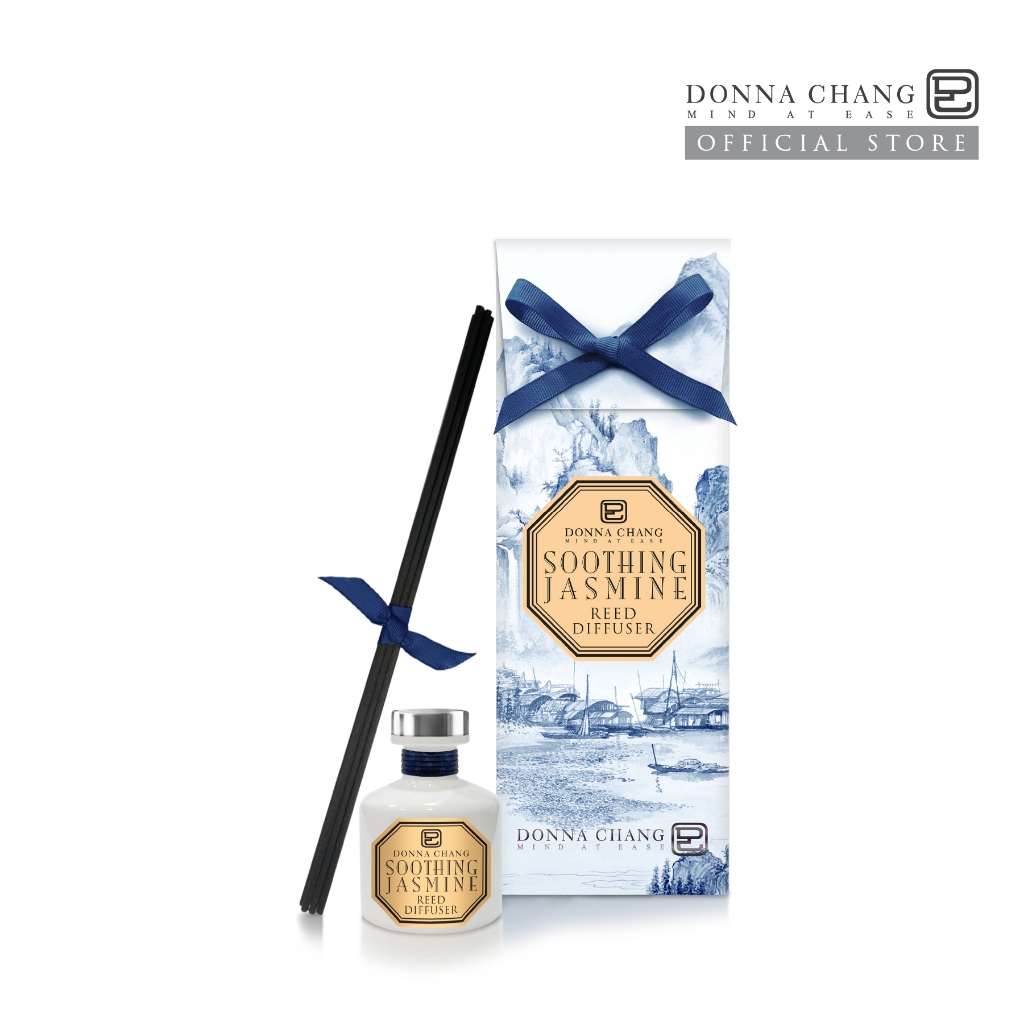 DONNA CHANG Soothing Jasmine Reed Diffuser (50 ml) ดอนน่า แชง ก้านไม้หอมกระจายกลิ่น น้ำหอมปรับอากาศ น้ำหอมบ้านก้านไม้หอม
