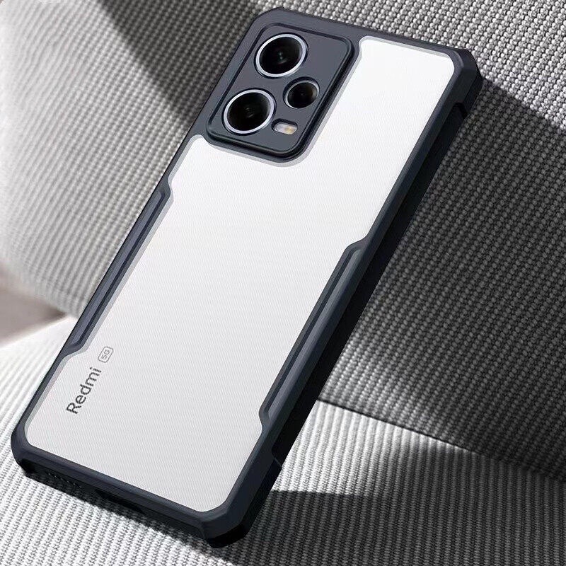 Case Xiaomi Redmi Note12 5G เคสหลังใส PC+TPU ขอบนิ่มหลังแข็ง  redmi note12 5G กันกระแทก ส่งจากไทย