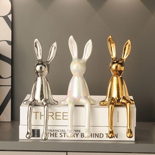 🐰พร้อมส่ง🐰ฟิกเกอร์รูปปั้นกระต่ายอีสเตอร์ สําหรับตกแต่งห้องนอ…