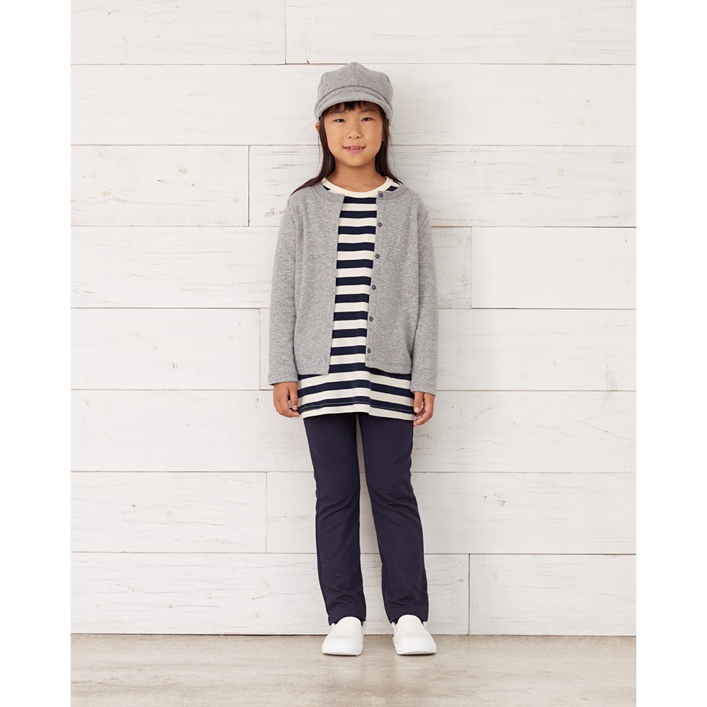 เสื้อไหมพรมเด็ก MUJI : Kids Cotton Cable Pattern Cardigan E9AL037 #21984682761