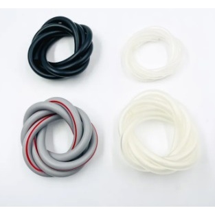 สายน้ำมันดำสีเทาสีใส เทาคาดแดง สาย2T สายน้ำมันรถมอเตอร์ไซค์และเครื่องตัดหญ้ทนแก๊สโซฮอลล์เส้น1 เมตร
