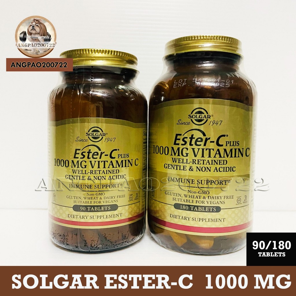 Solgar Ester-C Plus Vitamin C 1000 mg 90/180 Tablets (exp.03/25)