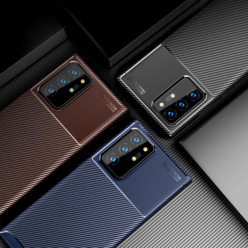 A2zshop Samsung Galaxy S20 FE, S21 FE - (พร้อมส่งจากไทย) Texture เคสคาร์บอนไฟเบอร์แท้ฝาหลัง ปกหลังเคส Case Back Cover