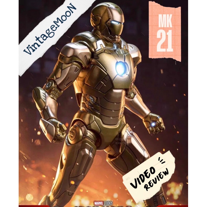 ZD TOYS IRON MAN MK 21 MK21 1/10 Action Figure 18 cm