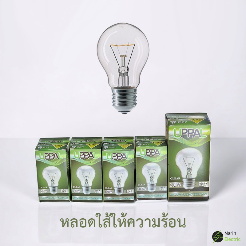 หลอดไส้ หลอดร้อน หลอดกกไก่ หรี่ไฟได้ 25W-200W 220V E27