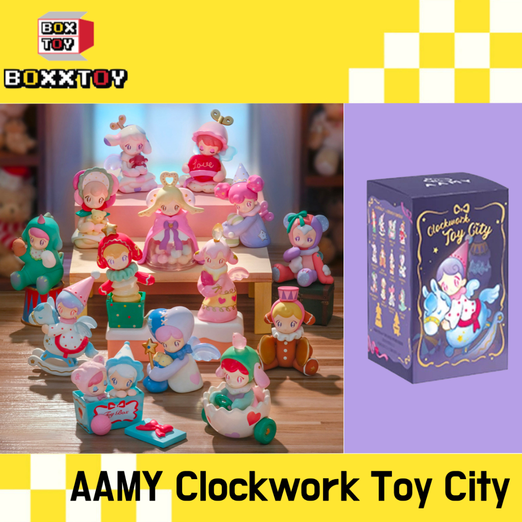 🌈 AAMY 🌈 AAMY CLOCKWORK TOY CITY ✨ ค่าย Finding Unicron กล่องสุ่ม art toy