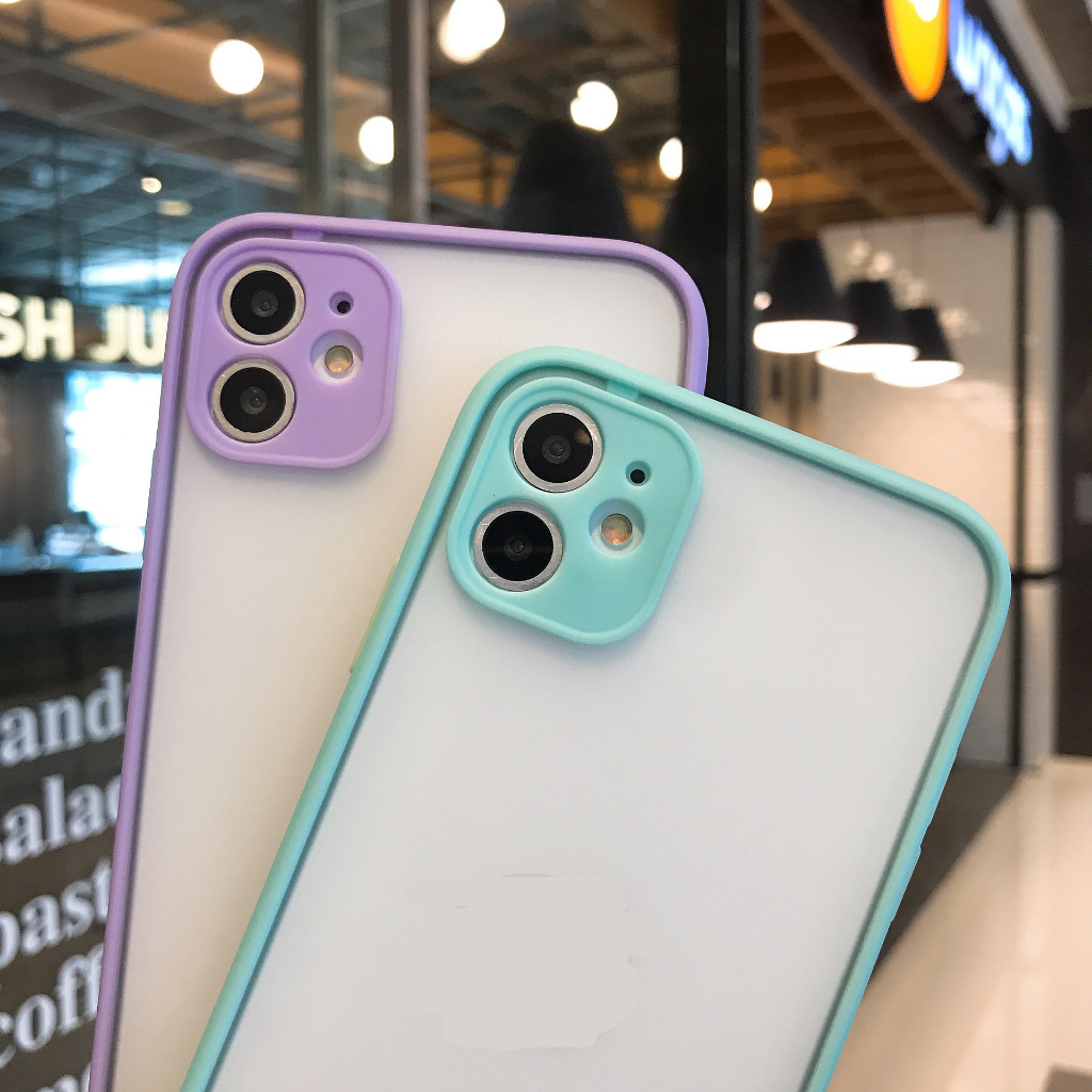 A2zShop iphone 13 13 Pro 13 Pro Max 13 Mini (ส่งจากประเทศไทย) แผ่นใสฝ้ากันกระแทก frosted transparent