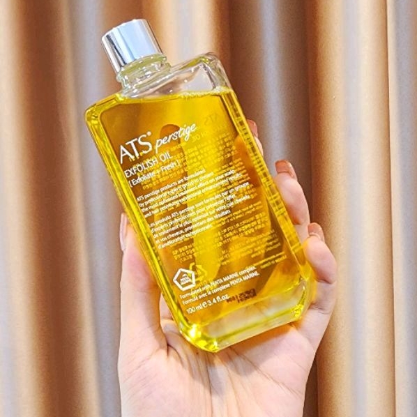 ATS Perstige Exfolish Oil 100ml ทรีทเม้นท์ผมชนิดน้ำมัน ช่วยขจัดสิ่งสกปรก และบำรุงหนังศีรษะ