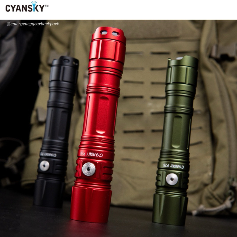 Cyansky P25 V2.0 Outdoor Flashlight 3600 Lumens 208M