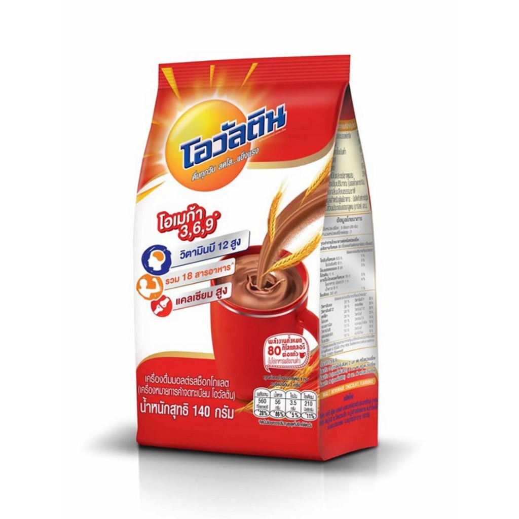 โอวัลติน เครื่องดื่มมอลต์สกัดชนิดผง 140 กรัม