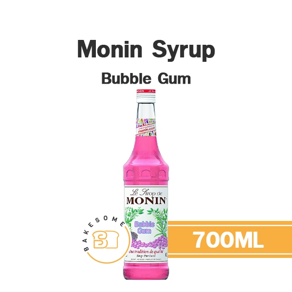 Monin Syrup Bubble Gum โมนิน ไซรัป บั้บเบิ้ลกัม บับเบิ้ล กัม โมแนง ไซรัป น้ำเชื่อม โมนิน 700ML