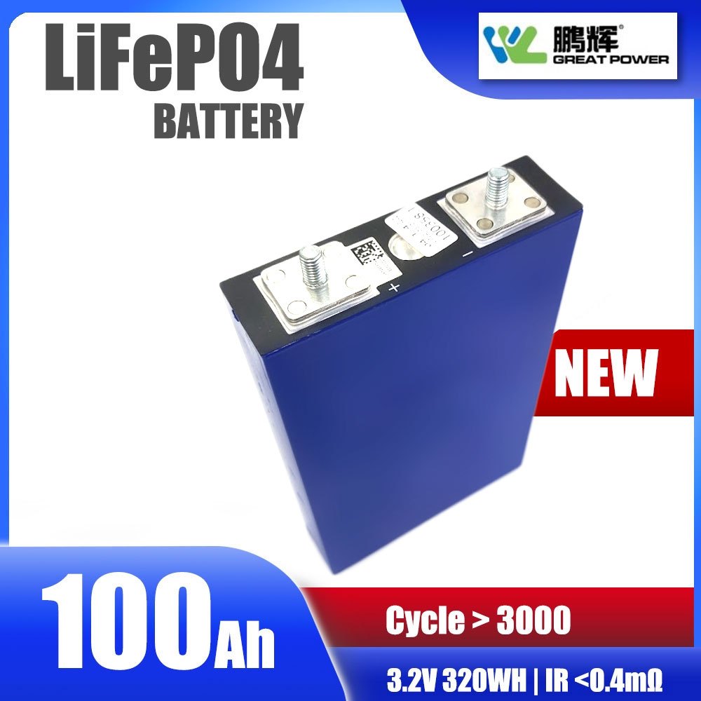 [New] แบตเตอรี่​ ลิเธียม​ฟอสเฟต 100ah Great power EVE lithium ion Lifepo4 3.2V 12v GRADE A Battery​ ระบบโซล่าเซลล์