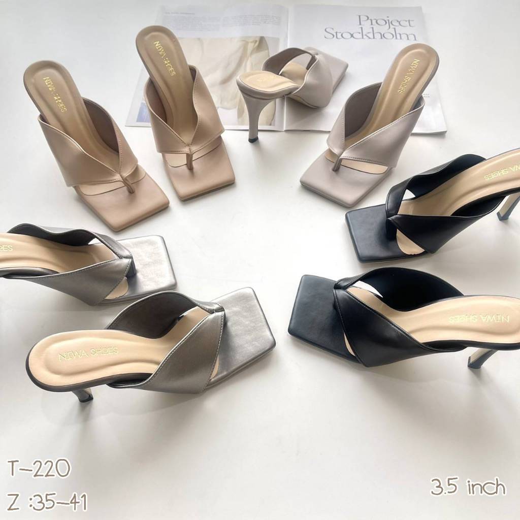 รองเท้าส้นสูง รองเท้า MAIX ทรงเก๋ เปรี้ยว ต๊าชชชช รหัสสินค้า T-220