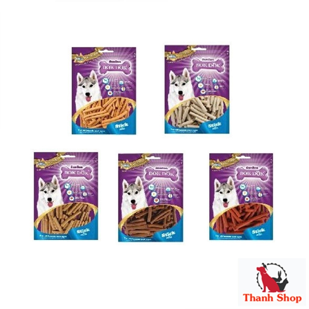 ขนม สุนัข BOKDOK STICK 300 g ขนมสำหรับสุนัข รส นม ตับ ไก่ เนื้อ