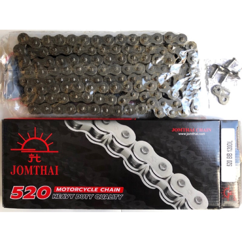 โซ่ 520 ข้อหนา ไม่มี o-ring และ x-ring (รองรับ250cc)