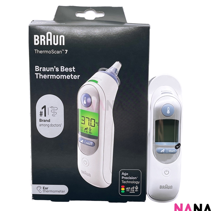 BRAUN ThermoScan 7 Age Precision – IRT6520 ปรอทวัดไข้ดิจิตอลทางหู