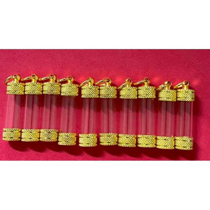 ฝาดิ่งทองยกชุด10ชุด​พร้อมหลอดขนาด6-16มิล