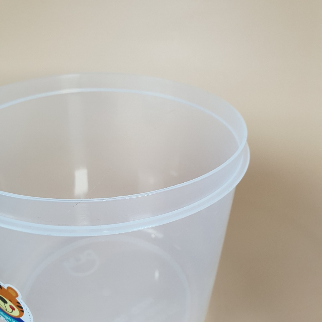 กระปุกพลาสติกใส ✨ ฝามีรูหยอด เหรียญได้ โหลพลาสติก Food Grade กระปุกออมสิน กระปุกใส เก็บของเล่น - รูปที่ 3