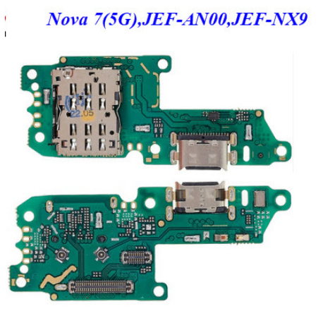 สายแพรชุดก้นชาร์จ Huawei Nova 7(5G),JEF-AN00,JEF-NX9