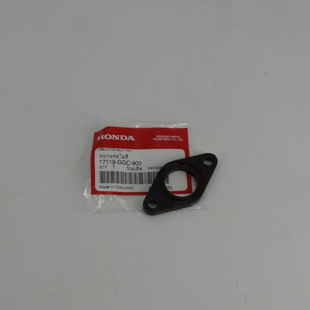 ฉนวนท่อไอดี (รูใน22 หนา5 มิล) Scoopy-I / Zoomer-X แท้ศูนย์ฮอนด้า ราคา/1ชิ้น 17119-GGC-900