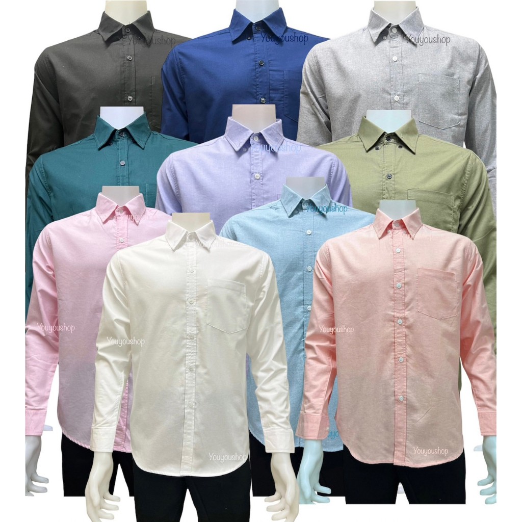 เสื้อเซิ้ตคอปก แขนยาว