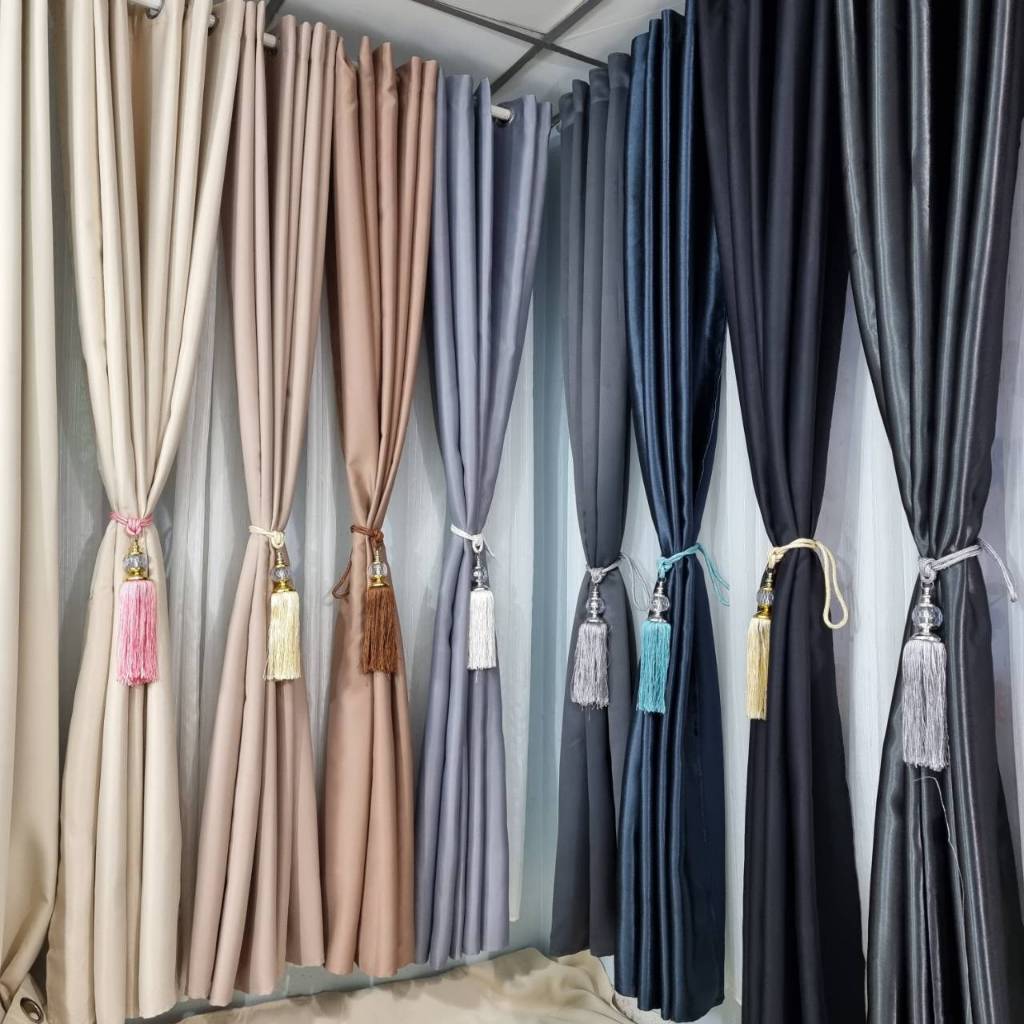 Cosoo ผ้าม่านทึบกันแสง กันร้อน UV99% ม่านประตู ผ้าม่านหน้าต่าง กันแอร์ได้ เนื้อผ้าสวย สินค้าพร้อมส่งทันที พร้อมใช้งาน