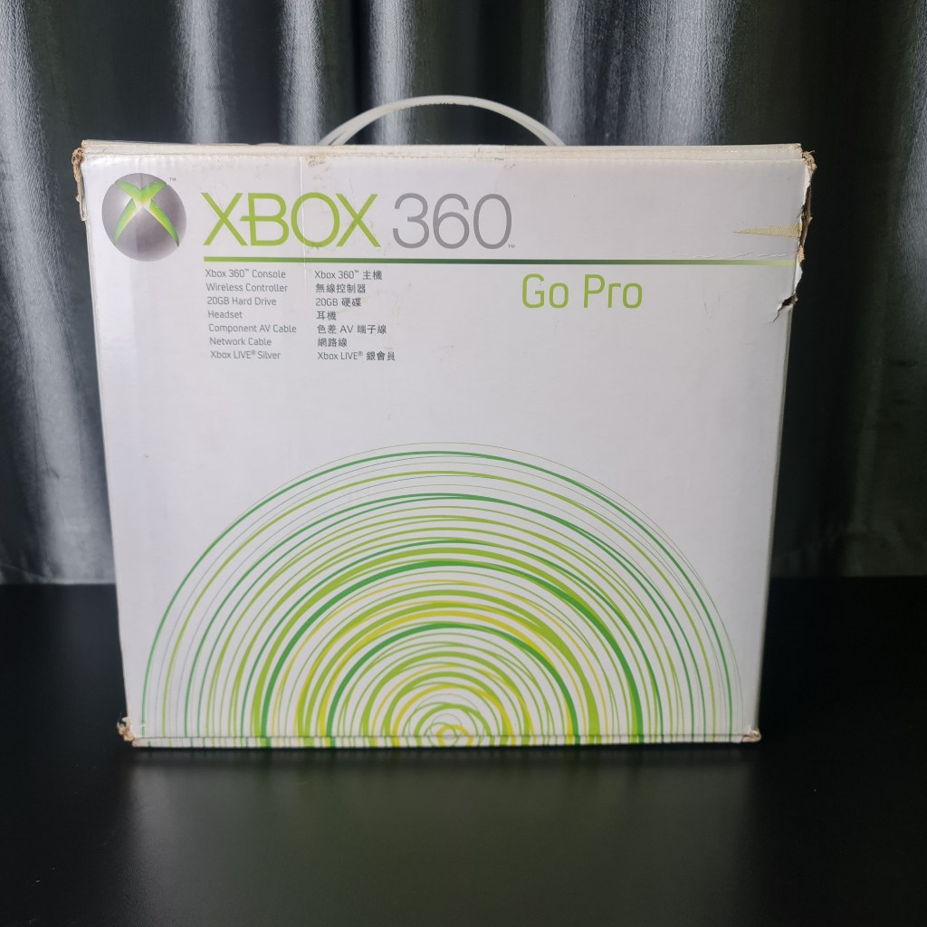 [SELL] BOX OF XBOX 360 JASPER WHITE (ASIA)(USED) กล่องเปล่าเครื่องเกม XBOX360 มือสอง !!