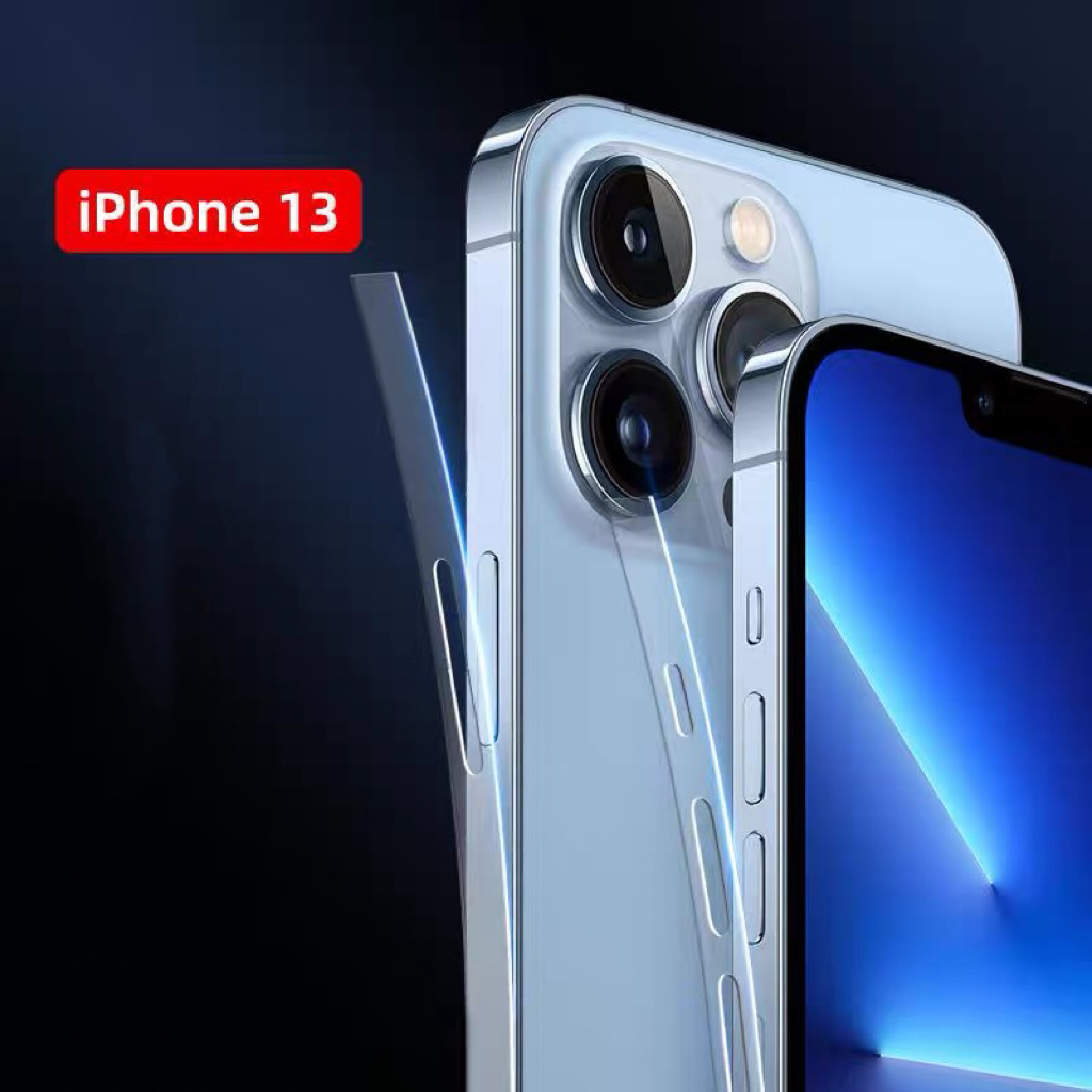 ฟิล์มกันรอย ขอบข้าง สำหรับรุ่น 17 16 15 14 13 12 11 for iPhone pro max iPhone12ProMax 14PLUS/13PRO 12Proฟิล์มขอบข้าง#SC - รูปที่ 3