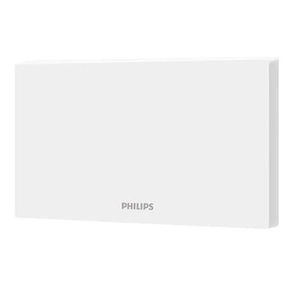 Philips ฟิลิปส์ ฝา 1,2,3,4,6ช่อง หน้ากาก สวิทช์ ปลั้กไฟ philips รุ่น leafstyle สีขาว