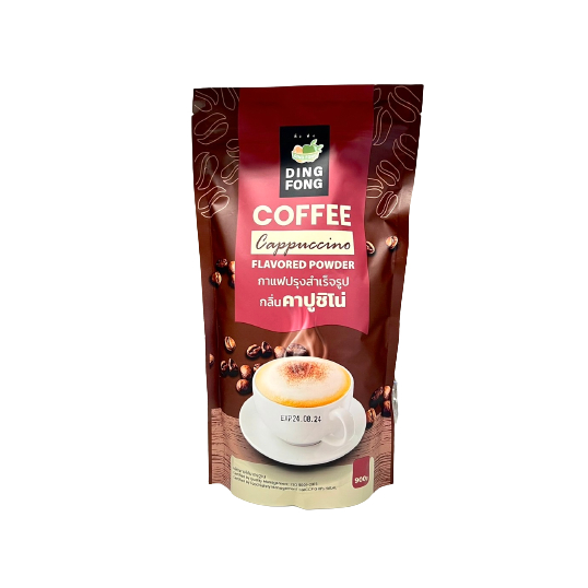 ติ่งฟง ผงกาแฟสำเร็จรูป กลิ่นคาปูชิโน่ ผงชามุก 900g. หยกออนไลน์