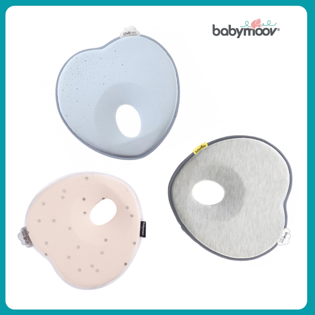 Babymoov lovenest Original สินค้าลดราคา สินค้าหลุด QC หมอนหัวทุย หมอนหลุมป้องกันศีรษะเเบน