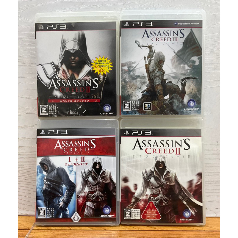 แผ่นแท้ [PS3] รวมทุกภาค Assassin's Creed (Japan) I II III IV 1 2 3 4 Revelations Assassin