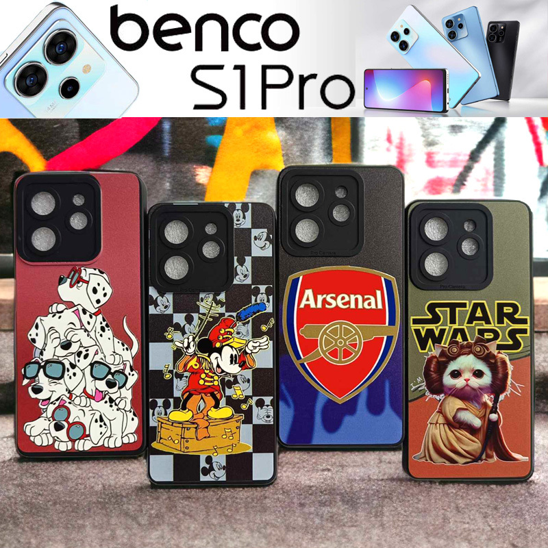 **ส่งเร็วส่งจากไทย** เคสยาง TPU กันรอยเลนส์กล้อง แบบลาย ชุดที่ 2 สำหรับ Benco S1 Pro