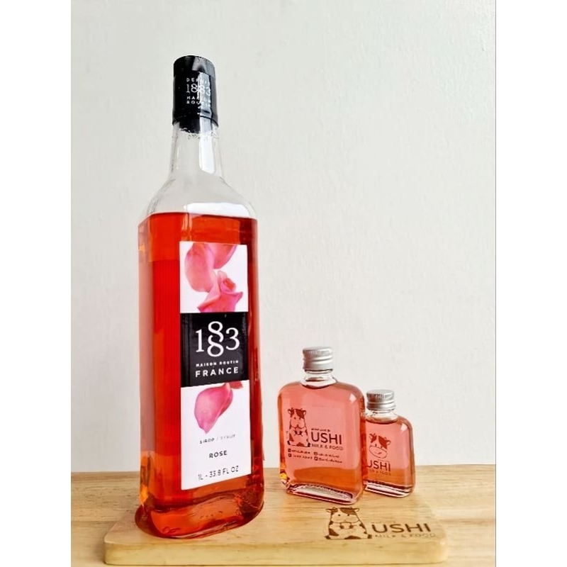 ไซรัปกลิ่นกุหลาบ Rose [> แบ่งขาย <] แบรนด์ 1883 Syrups made in France 🇨🇵