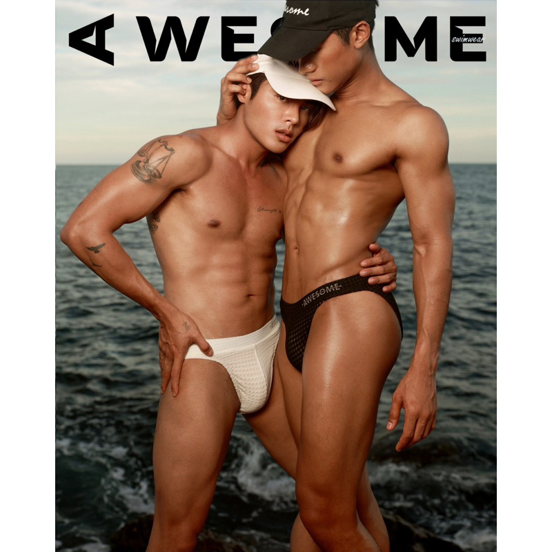 SW249 กางเกงว่ายน้ำเซ็กซี่ ทรงสวยเสริมช่วงขาให้ดูเรียวยาว Awesome swimwear
