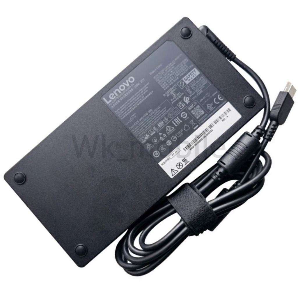 อะแดปเตอร์แล็ปท็อป Lenovo 20V 15A 300W Square Port Lenovo Legion 5 pro 16ACH6H R9000P 9000K Y9000K Y9000X Powe - รูปที่ 3