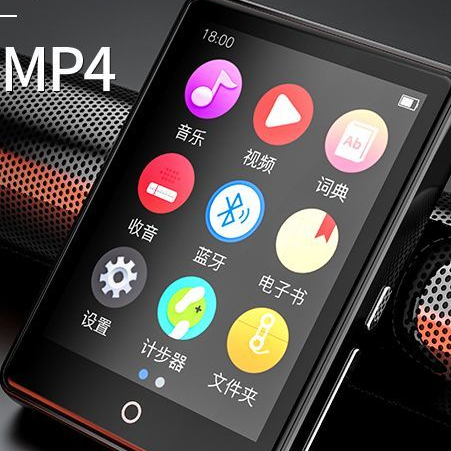 ♛-❀Ruizu mp3 แบบเต็มหน้าจอ mp4 walkman เครื่องเล่นเพลงนักเรียน mp5 รุ่นภายนอกแบบพกพาบางเฉียบ