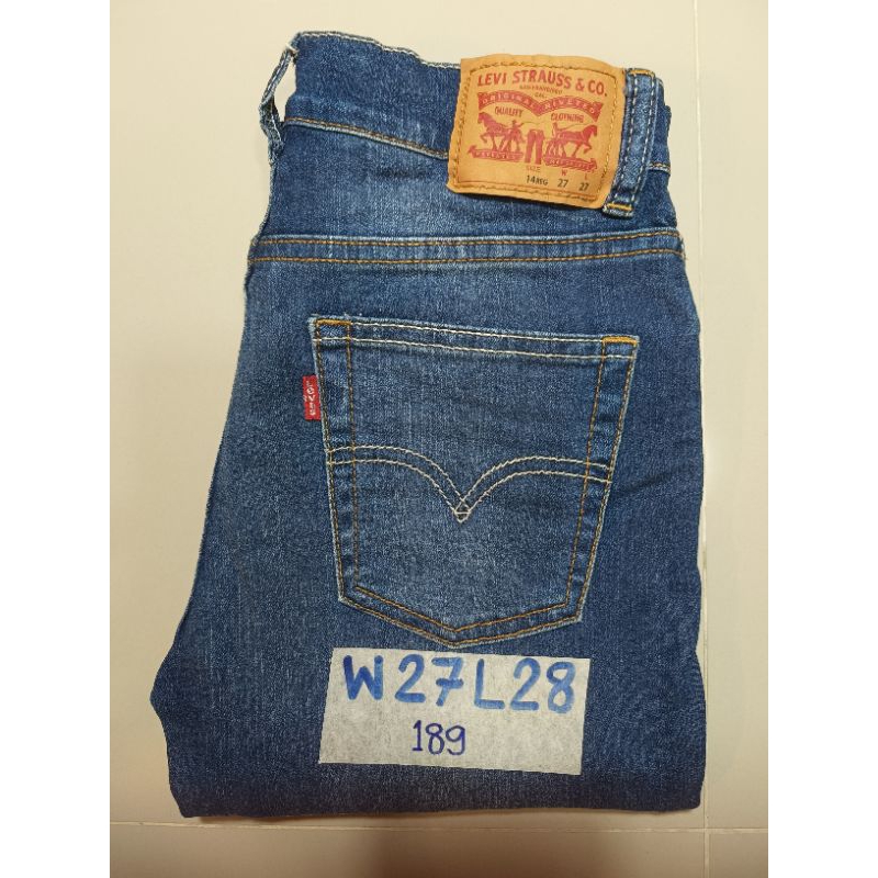 Levi's. รุ่น 512 SLIM TAPER ETROIT FUSELE (FOR LADY)