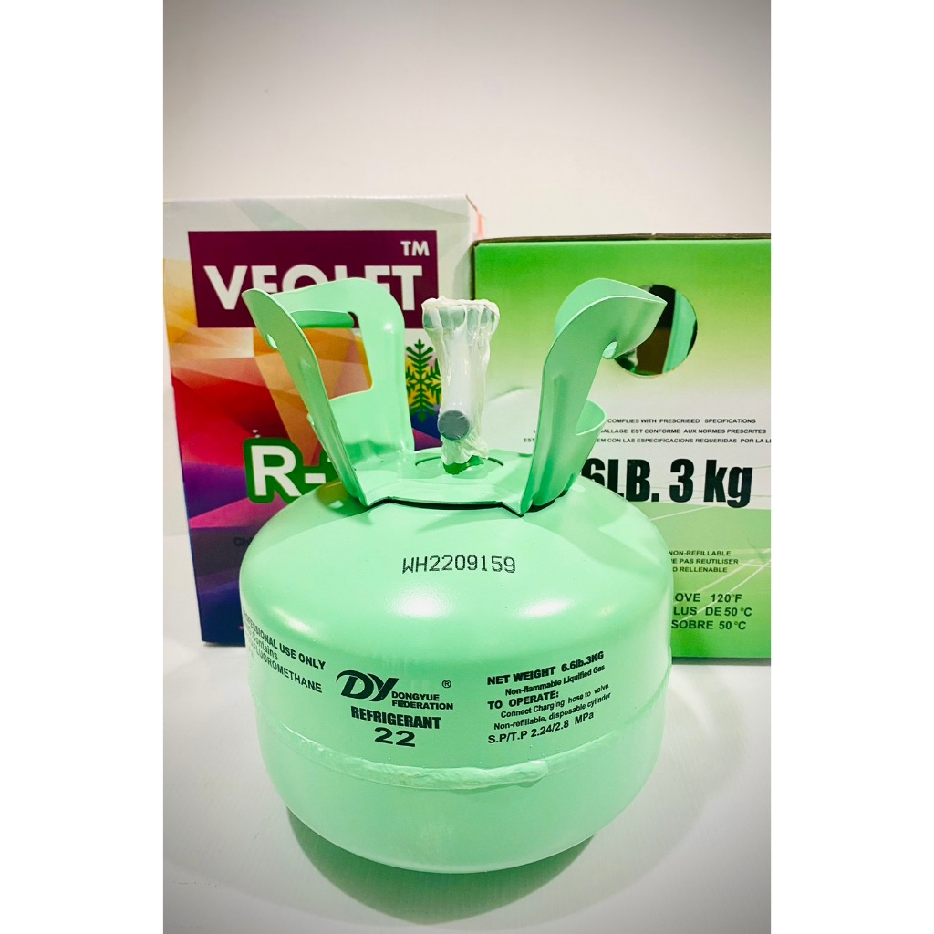 น้ำยาแอร์ R22 ขนาด 3 kg.(ยี่ห้อ Violet ,Totaline หรือ SP)