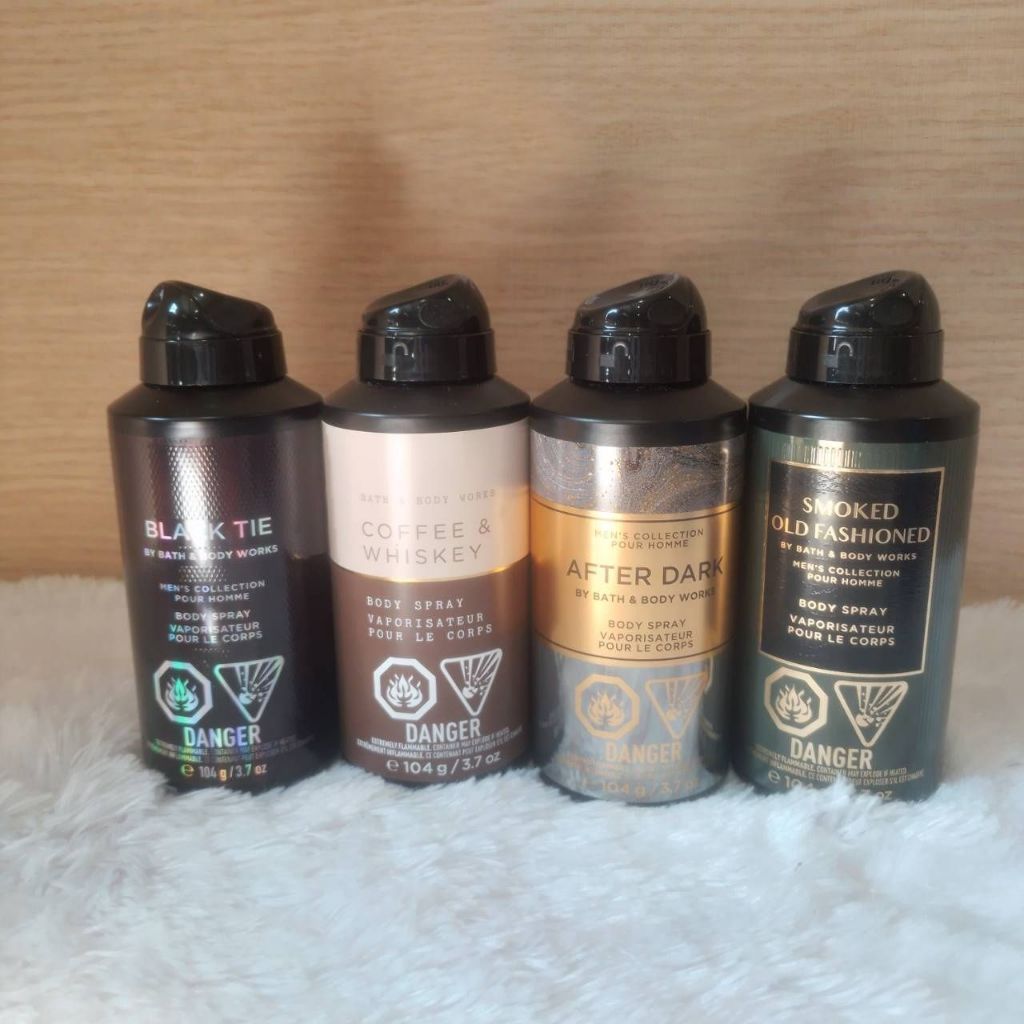 ของแท้Shopไทย/พร้อมส่ง Bath & Body Works Men's Collection Body Spray 104g. สเปรย์ระงับกลิ่นกายสำหรับผู้ชาย