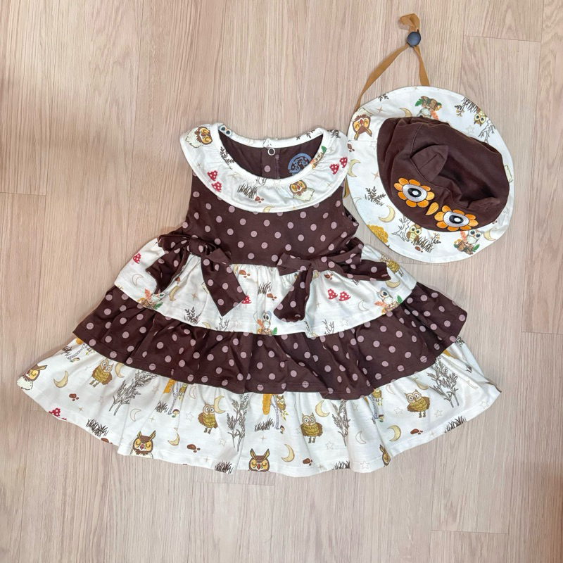 (used like new) Hokey pokey - Little owl ชุดพร้อมหมวก
